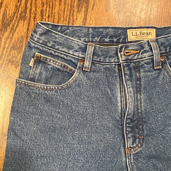LL Bean Flannel Lined Jeans - Picture 5 of 5
